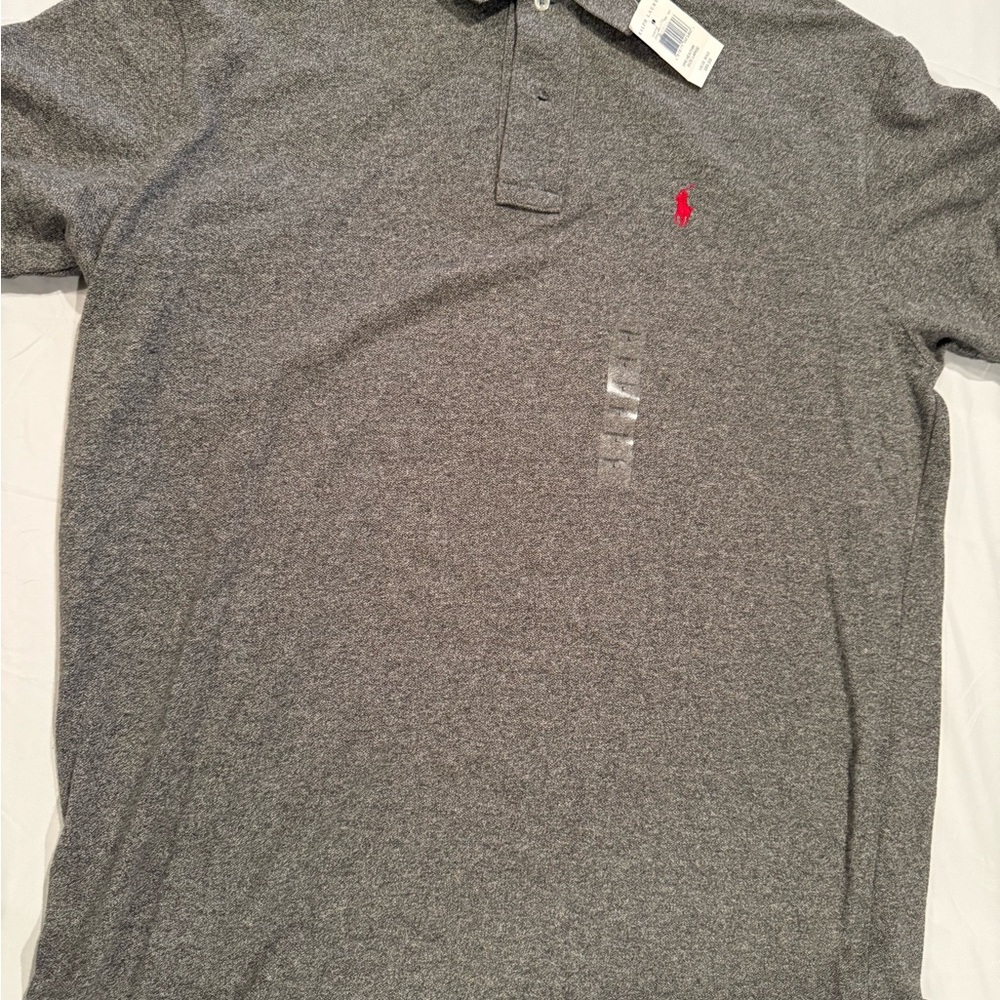 Polo by Ralph Lauren Men's Gray Polo Shirt